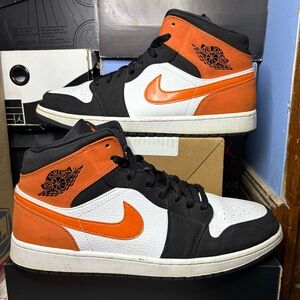 Size 14 - Air Jordan 1 Mid Shattered Backboard